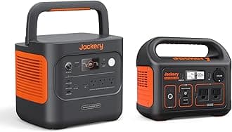 Jackery Explorer 2000 v2 Portable Power Station with Explorer 300, 2042Wh LiFePO4 Battery, 2200W Solar Generator, USB-C PD 100W Fast Charging for Camping, Home Use(Solar Panel Optional)