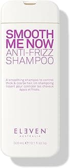 - ELEVEN AUSTRALIA Smooth Me Now Anti-Frizz Shampoo for Frizz Control, Smoothing Shampoo for Damaged and Frizzy Hair, Moisturizes & Protects, Enhances Smoothness, Sulfate-Free