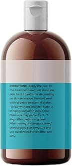GLYCOLIC Acid 70% Skin Chemical Peel - Unbuffered - Alpha Hydroxy (AHA) For Acne, Oily Skin, Wrinkles, Blackheads, Large Pores,Dull Skin (4oz / 120ml)