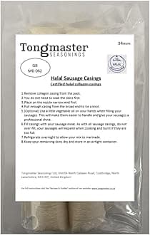 2 x 34mm Halal Collagen Sausage Casings