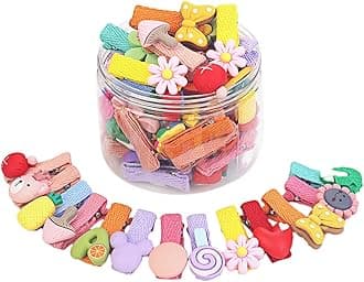 Shining Diva Fashion 26 Pcs Colorful Hair Accessories Hair Clips for Girls Kids Baby Girl Toddlers Women Hairband Hair Band Ties