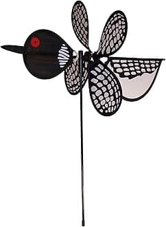 In the Breeze 2810 — Baby Loon Ground Spinner — Small Wind Spinner for Gardens, Planters, Flower Pots, Yards