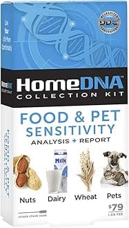 Food & Pet Sensitivity at-Home DNA Test Kit | Lab Fees NOT Included | Kit ONLY