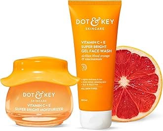 Vitamin C Daily Glow Boosting Skincare Combo (Moisturizer 60ml & Face Wash) | For Glowing Skin | All Skin Types | For Women & Men
