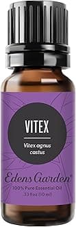Edens Garden Vitex Essential Oil- 100% Pure Premium Grade, Undiluted, Natural, Therapeutic, Aromatherapy, The Best for Diffuser, Skin, Face, Humidifiers 10 ml (.33 fl oz)