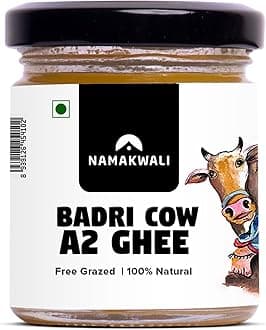 Namakwali A2 Badri Cow Ghee 100ml | Pahadi Bilona Ghee in Glass Jars | Tradit...