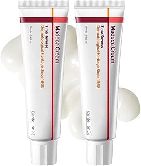 Madeca Cream Time Reverse (50ml/1.69fl oz, Pack of 2) Advanced Fast-Absorbing & Nourishing Cream, Hydrates, Reduces Wrinkles, Korean Skin Care, Centella Asiatica