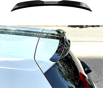 Car Rear Roof Spoiler for Mazda CX-9 I 2007 2008 2009 2010 2011 2012 2013 2014 2015 2016, Rear Trunk Roof Spoilers Tail Wing Antiscratch Car Accessories,Bright Black