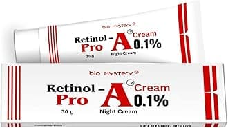 Retinol Pro Night Cream 0.1% Vitamin A | Advanced Strength Anti-Aging Cream for Wrinkles & Sun Spots – 30 g / 1.05 oz