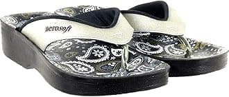 AerosoftWomen's Black Flip-Flops (862)