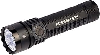 ACEBEAM E75 3000 High Lumens Torch with Magnetic Base, Super Bright LED Torch Rechargeable, IPX8 Water-Resistant Tactical EDC Flashlight, 26 Days Super Long Lasting for Camping,Everyday Use