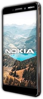 Nokia 6.1, 32 GB, 5.5 inch display, Android One, SIM-Free Smartphone - Black/Copper, Full UK Warranty