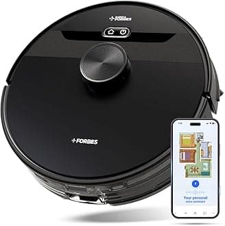 Eureka Forbes SmartClean Nuo, 5000Pa HyperSuction Robotic Vacuum Cleaner with LiDAR 3.0 Navigation & Home Mapping | Wet Mopping | 5-Hour Run Time | 5000mAh Battery | Smart App Control