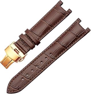 Genuine Leather Watchband For GC 22 * 13mm 20 * 11mm Notched Strap Withstainless Steel Butterfly Buckle Men And Women Watch Belt