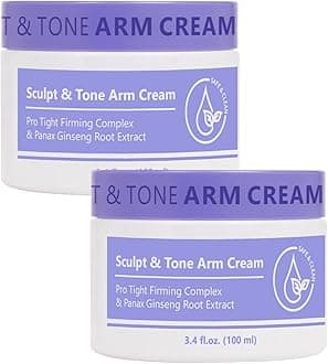 – 2PCS Sculpt & Tone Arm Cream, Skin Tightening Cream Body, Cellulite Creams, Firming Cream for Loose Skin, Crepey Sk in Repair, Upper Arm Firming Creams, Smooth Wrinkles, Moisturizes