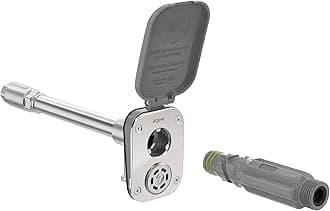 Aquor House Hydrant V2+ Frost Free Outdoor Garden Faucet with Quick Connect and Anti-Siphon, 10 inch, Slate Gray Polymer