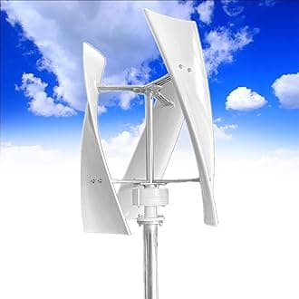 12000W Wind Turbine Generator for House, AC Permanent Magnet Wind Generator with Wind-Solar Controller, Vertical Wind Power Generator,24V
