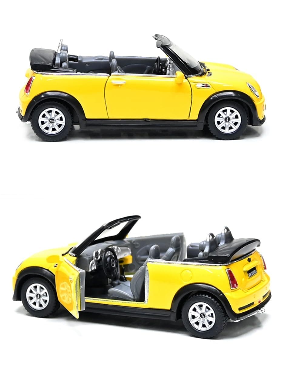 Mini Cooper S Convertible 1/28 Yellow