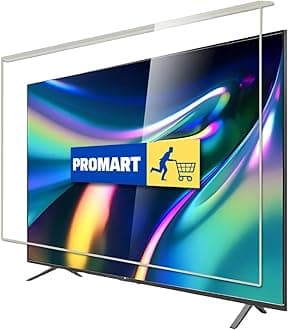 - PROMART® 55 Inch TV Screen Protector – Tempered Glass Guard | 9H Hardness | Scratch Resistant | Crystal Clear Display Protection