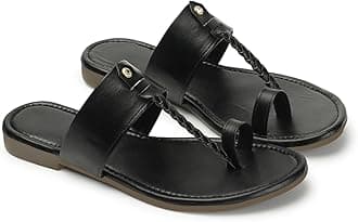 KKF Footwear Women's Casual Flat Sandals Kolhapuri Chappal Ladies Ethnic Flats for Girls Party & Occasions