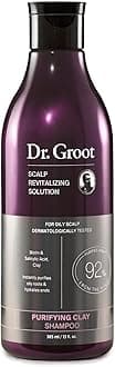 Dr. Groot Purifying Clay Shampoo, Korean Hair Care for Oily Scalp, Biotin, Rosemary Oil and Salicylic Acid, Purify Roots, Hydrate Dry Ends, Purifying Clay Wash, Kbeauty Scalp Revitalizing Solution