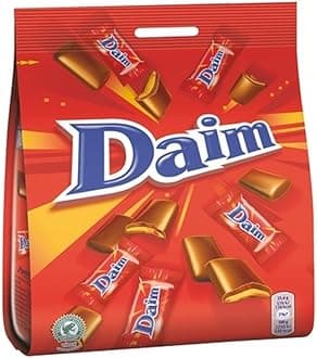 One Bag of Marabou DAIM Swedish Milk Chocolate Pralines Chocolates Candy Sweets by Kraft Foods