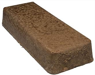 Benchmark Abrasives Brown Tripoli Buffing Compound for Cutting Removing Scratches On Non-Ferrous Metals, Wood, Aluminum Stainless Steel - 1 Pound Bar (Brown Tripoli)