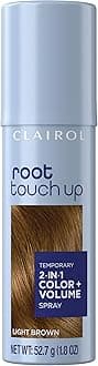 Root Touch-Up Color + Volume 2-in-1 Temporary Spray, Light Brown Hair Color, Pack of 1