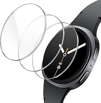 JETech Screen Protector for Samsung Galaxy Watch 8 40mm, Tempered Glass Anti-Scratch, HD Clear, 3 Pack