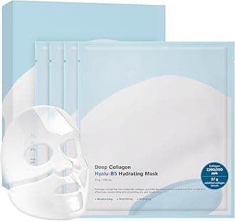 SUNGBOON EDITOR Deep Collagen Hyalu-B5 Overnight Mask Hydrating Mask for Wrinkle Care&Barrier Repair 2,160,000PPB Collagen+Hyaluronic Acid+Panthenol Korean Skincare,4ea Gifts for Women