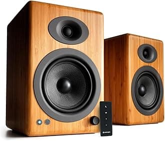 Audioengine 150w A5 Analog Home Music System Bookshelf Speakers for Turntables, Stereo Systems and More