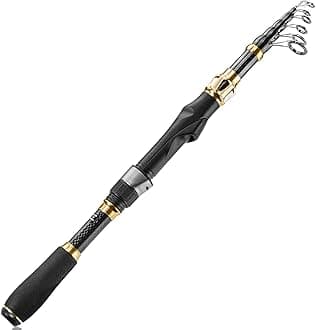 Fishing Rod and Reel Combo,Fishing Pole,Telescopic Fishing Rod Kit with Spinning Reel, Telescopic Fishing Pole with Carrier Bag for Freshwater Saltwater for Men Women