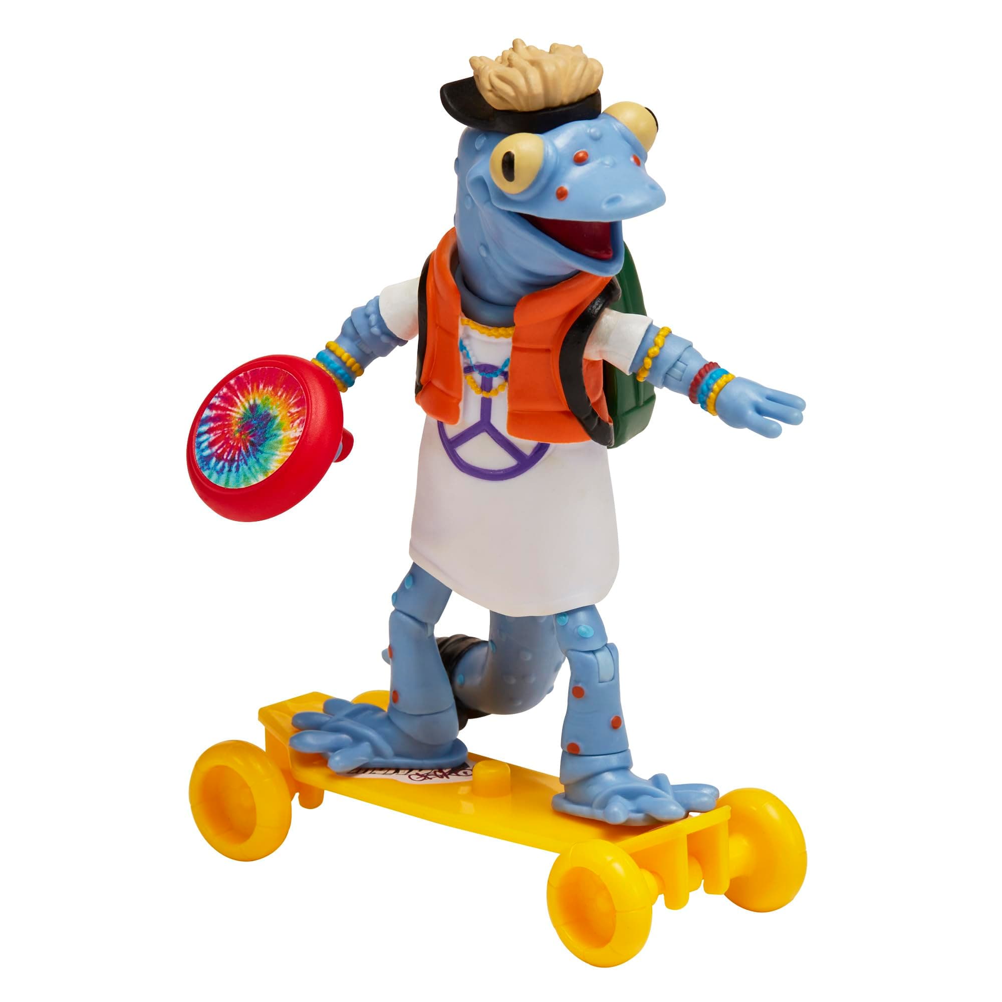 Mutant Mayhem 4.25 Inch Mondo Gecko Basic Action Figure. Ideal present for boys 4 to 7 years and TMNT fans!