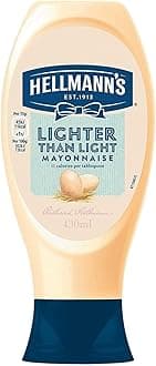 Hellmanns Lighter Than Light Mayonnaise, 430ml Squeeze (USA)