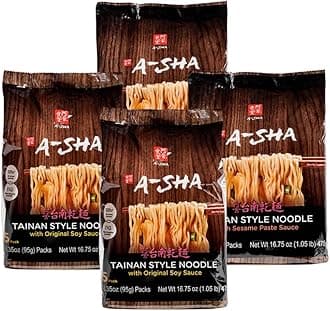 Tainan Variety Pack (2 Flavors, 20 Count), Vegan, Air-Dried, 11g of Plant-Based Protein, Thin Sized Noodles