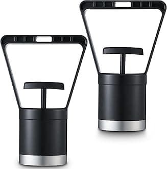 Dreyoo 2 Pack Magnetic Pickup Tool with Quick Release, 8 lb Capacity Hand Held Magnetic Prospecting Tool, for Separating Gold from Pay Dirt, Ideal for Metal Shaving