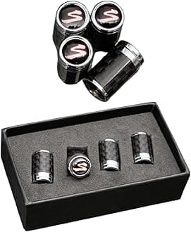 Carbon Fibre Tire Valve stem caps for Toyota Supra GR A91, A90 (Mk5), JZA80 (Mk4), A70 (Mk3), Wheel tyre, Accessories, Gift Box