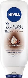 Nivea In-Shower Cocoa Butter Body Lotion, 13.5 Fluid Ounce