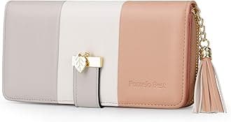 Pomelo Best Women Wallets RFID Ladies Purses with Multiple Card Slots and Roomy Compartment