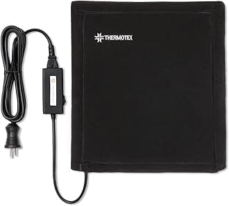 Far Infrared Heating Pad – Gold – Premium Heating Pad for Discomfort Relief – Warms and Relaxes Muscles, FSA-HSA Eligible – Medium Size for Back, Torso, Arms and Legs – 15 in. x 15 in.