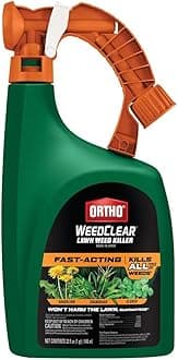 WeedClear Lawn Weed Killer Ready-To-Spray - Weed Killer for Lawns, Kills Crabgrass, Dandelion and Clover, Hose-End Application, Covers 5,000 sq. ft., 32 fl. oz.