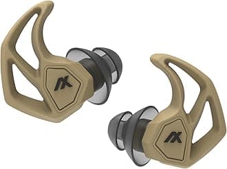 X30i Noise Reduction Ear Plugs - Desert Tan - Hear-Through Mode Hearing Protection for Concerts, Live Events, Shooting, Sports - 25dB Reusable Foam and Silicone Eartips with Carrying Case