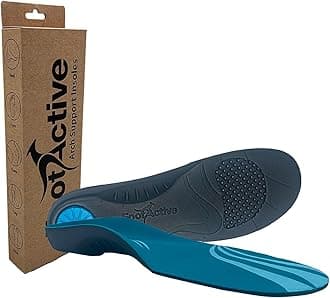 FootActive COMFORT Premium Insoles, 9/10.5 UK, Blue