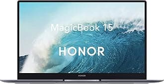 Honor MagicBook 15 Laptop AMD Ryzen 15.6 Inch with Eye Comfort FullView Display, 8GB RAM 512GB SSD, 1.54kg Slim Aluminum Body, Wi Fi 6, Windows 11 Home Space Grey, AMD R5 5500U