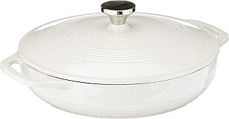 EC3CC13 Enameled Cast Iron Casserole, 3.6 Quart, White, 1 Piece
