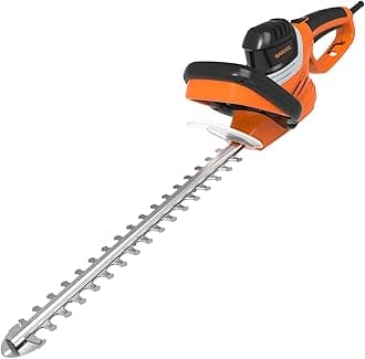 GARCARE 680W Corded Electric Hedge Trimmer with Blade Cover