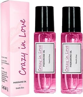 Raipult Crazy in Love Roll On Oil, 2PCS Pheromone Perfume For Women,Crazy in Love Pheromone Oil,Long-Lasting Portable Roll On Perfume