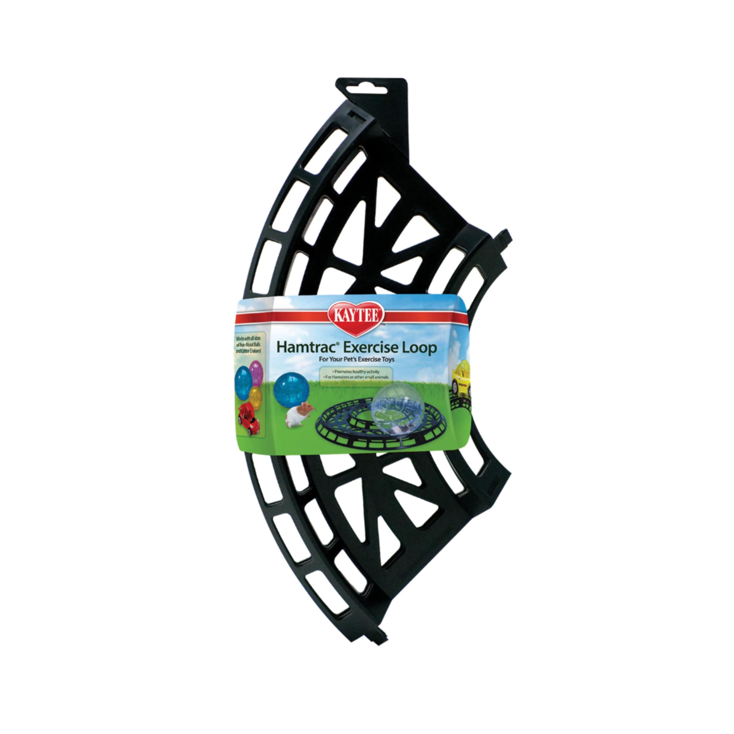 Hamtrack Exercise Loop for Exercise Balls & Critter Cruiser Car (includes 4 curved sections)