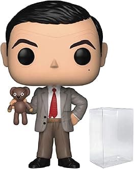 Funko Pop! Movies: Mr. Bean - Mr. Bean Vinyl Figure (Bundled with Pop Box Protector Case)