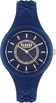 Womens Fire Island Fashion Watch. Adjustable and Sporty Silicone Strap. Includes Travel Gift Pouch.